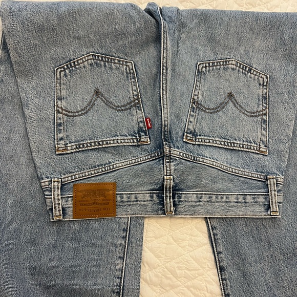 Levi’s ribcage wide leg jeans jeans size 29 nwot - Picture 3 of 3
